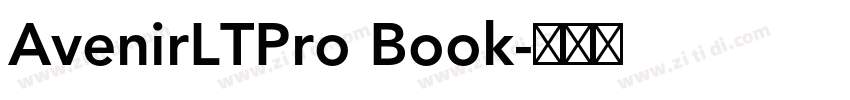 AvenirLTPro Book字体转换